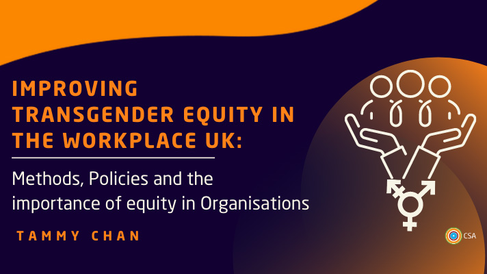 Improving Transgender equity in the workplace UK
