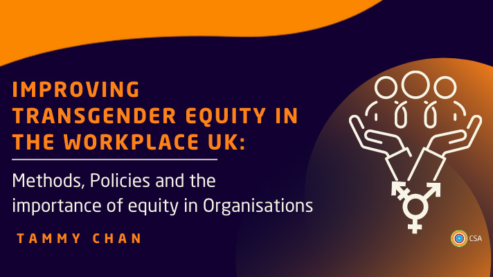 Photo for Improving Transgender equity in the workplace UK