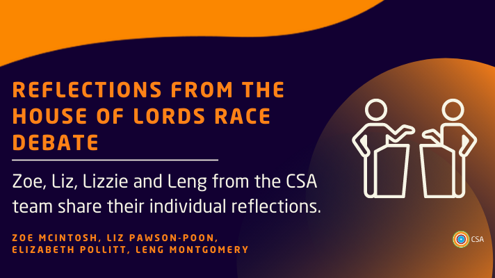 Photo for Reflections from the House of Lords Race Debate